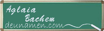 Aglaia Bachem Visitenkarte